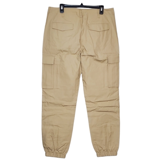Baleno Mens Beige Cargo Jogger Pants Size XL - Picture 3 of 12
